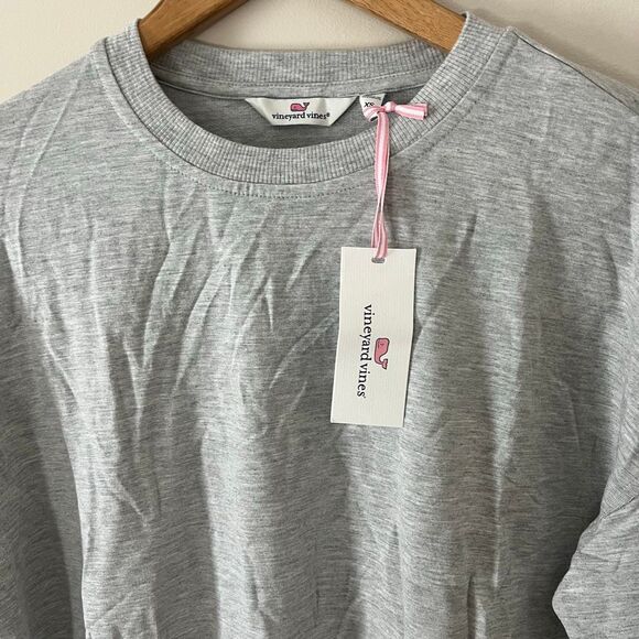 Vineyard Vines Dreamcloth Crewneck Sweater Light Gray NWT Size XS - Picture 8 of 9